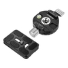 Andoer PAN-03 Adaptateur de serrage de plaque de fixation rapide pour tête de trépied panoramique