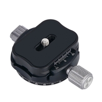 Andoer PAN-C1 Panoramique Trépied Adaptateur Clamp Adaptateur en alliage d