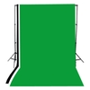 Andoer Photo Studio photographie Kit 45W ampoule mousseline Backdrop Stand E27 douille souple parapluie parapluie noir/or Set