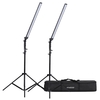 Andoer Photographie Studio LED Éclairage Kit Dimmable LED Vidéo Lumière