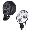 Andoer photographie Studio Portrait produit éclairage tente Kit Photo vidéo équipement (3 * Softbox + 2 * 4 en 1 prise + Cantilever léger bâton + 8 * 45W ampoule,  ampoule 1 * 135W + 3 * clair Stand + 1 * sac de transport)