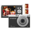 Andoer Portable 4K caméra numérique caméscope vidéo 50MP 2.88 pouces IPS écran