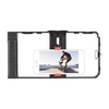 Andoer Portable Smartphone Vidéo Rig Cage Stabilisateur vidéo de téléphone avec support de téléphone Triple support de chaussure froide