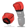 Andoer Portable Universel Flash Bounce Diffuseur Caméra Speedlite Softbox Remplacement pour Canon Nikon Sony Godox YONGNUO Flashs sur Appareil Photo,  4pcs/Set (Blanc/Rouge/Jaune/Bleu)