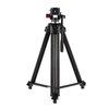 Andoer professionnel aluminium alliage caméra vidéo trépied Panorama tête hydraulique fluide rotule pour Canon Nikon Sony DSLR enregistreur DV Max hauteur 67 pouces charge maximum 10KG avec sac de transport