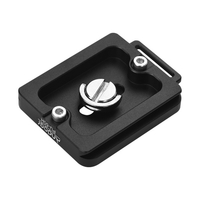 Andoer PU-50H Quick Release QR Plate avec boucle de fixation pour Arca Swiss Tripod Rotule