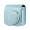 Andoer PU étui pour appareil photo instantané sac avec sangle accessoire de remplacement pour Fujifilm Instax Mini 9/8/8 +/8 s Smokey White