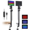Andoer RGB LED Video Light + C Clamp Light Stand Set