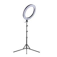 Andoer RL720B Lampe vidéo numérique à anneau bicolore de 19 pouces avec 3200K-5600K