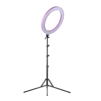 Andoer RL720B Lampe vidéo numérique à anneau bicolore de 19 pouces avec 3200K-5600K