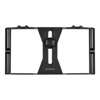 Andoer Smartphone Vidéo Rig Téléphone Main Grip Support Support Stabilisateur pour iPhone X 8 7s 6 plus pour Samsung Huawei Honor