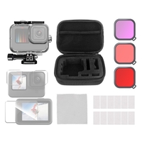 Andoer Sport caméra boîtier étanche 35M coque de protection sous-marine avec mallette de rangement