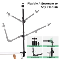 Andoer ST-01 Support en métal pour support de bureau pliable flexible
