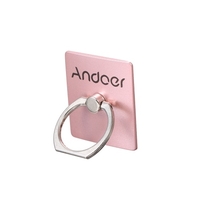 Andoer support de téléphone doigt R-ing Grip support de voiture Rotation 360 ° support de téléphone de bureau pour étui de téléphone tablette PC Smartphone