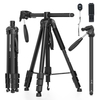 Andoer TTT-010 180CM/70.87Inch Portable Photographie Trépied Monopode Caméra Horizontal Trépied Stand