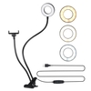 Andoer Two in One LED Ring Light avec support pour téléphone portable