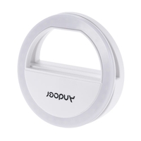 Andoer XJ-01 Portable Clip-on Mini 36 LED selfie Anneau lampe Fill-in Night Light Utilisation de la lumière supplémentaire pour iPhone 7 / 7plus / 6 / 6plus pour Samsung BlackBerry HTC Huawei LGSmartphone PC