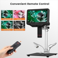 Andonstar AD407 PRO Microscope électronique à écran LCD 7 pouces Microscopes industriels 4 mégapixels Loupe de maintenance électronique numérique Grossissement 270X Photos Vidéos Mode de lecture avec réglage de la date et de l