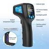 ANENG -50 ~ 600 ℃ Thermomètre infrarouge numérique portable Thermomètre infrarouge LCD numérique sans contact Thermomètre infrarouge industriel IR Testeur de température Pyromètre avec émissivité réglable