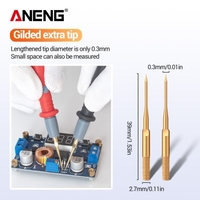 ANENG 22-en-1 ensemble de cordons de test multimètre 1000V sondes de test isolées en silicone professionnelles avec pinces crocodiles fiches bananes conseils point d