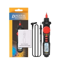 ANENG A3004 Multimètre à stylet numérique Gamme automatique NCV Voltmètre AC / DC Ampèremètre Ohmmètre Résistance avec test de diode de capacité Alarme de continuité Écran LCD rétro-éclairé avec lampe de poche de maintien des données