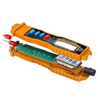 ANENG Digital Pen Multimeter NCV AC / DC Voltmètre Ohmmètre Résistance Capacitance Frequanecy Test de ligne en direct Testeur de rétroéclairage LCD portable 4000 comptes avec prise de données et lampe de poche