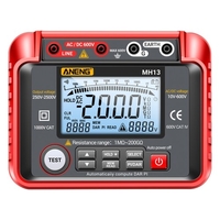 ANENG MH13 250V-2500V Testeur de résistance d