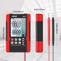 ANENG Q60S Multimètre numérique Commande vocale TRMS 6000 Comptes Testeur portable Ohm Volt Amp pour mesurer la tension Résistance au courant Capacité Diode de température NCV Test de continuité avec lampe de poche Arrêt automatique Rétroéclairag