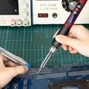 ANENG SL103 26pcs Mini fer à souder électrique avec affichage numérique LCD 180 ℃ ~ 500 ℃ Température réglable 60W Kit de fer à souder intelligent avec pince à épiler Multimètre Test Pen Pince Thermocouple Extracteur d
