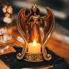 Ange Bougeoir Ange Figurines Photophore Bougeoir Commémorer Anges Chandelier pour La Maison Décoration Fête Mémorial Hommage Souvenir Funérailles