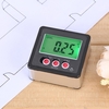 Angle horizontal Compteur numérique Inclinomètre numérique Boîte de niveau électronique Base magnétique Outils de mesure Bleu