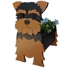 Animaux de dessin animé mignon chien forme pot plante jardin décoré Labrador planteur