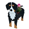 Animaux de dessin animé mignon chien forme pot plante jardin décoré Labrador planteur