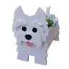 Animaux de dessin animé mignon chien forme pot plante jardin décoré Labrador planteur