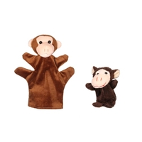 Animaux Marionnettes à la main Marionnettes à doigts Temps d