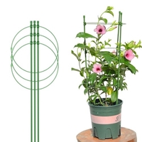 Anneau de support de plante réglable Portable treillis plante outil d