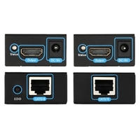 ANQ-E60 60M HD Extender 1080p 3D HD émetteur récepteur sur Cat 5e / 6 RJ45 Ethernet Converter EU Plug