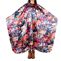 Anself cape de coupe pour Salon de Coiffeur Blouse de salon de coiffure Tissu nylon