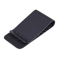 Anself Pince à billets Pince à argent Carte de Crédit espèces carte Carbon Fiber poli et dépoli optionnel