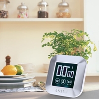 Anself LCD écran tactile numérique de cuisson Minuteur de cuisine Count Up Alarm Clock
