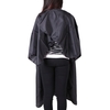 Anself noir étanche  Blouse pour Salon de coiffeur Capes de coupe Coiffure protection coupe de cheveux