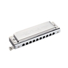 Anself Swan Chromatic Harmonica 10 Trous 40 Tons Clés de C Argent avec Exquis Box