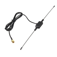 Antenne de voiture DVB-T / CMMB Antenne de télévision numérique de type T Connecteur mâle SMA noir