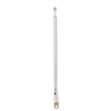 Antenne télescopique de radio de FM 4 sections Cuivre-électrodéposition de chrome Antenne 360 ​​° rotatif