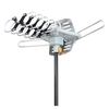 Antenne TV Antenne HDTV amplifiée numérique extérieure Prise en charge longue portée 150 miles 2 téléviseurs-UHF / VHF / 1080P / 4K avec télécommande sans fil et câble coaxial de 33 pieds