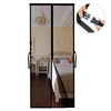 Anti-moustique porte rideau magnétique auto-absorbant écran fenêtre écran écran magnétique porte écran été Velcro personnalisé transfrontalier Amazon chaud classicblack 90 * 210 manuel muet Velcro
