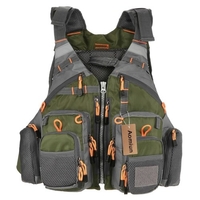 Aomiun Outdoor Respirant Rembourré Gilet De Sauvetage De Pêche Supérieur 209lb Portant Gilet De Sécurité De Vie Natation Voile Gilet Utilitaire Gilet Flottation Dispositif Flottant