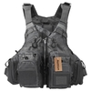 Aomiun Outdoor Respirant Rembourré Gilet De Sauvetage De Pêche Supérieur 209lb Portant Gilet De Sécurité De Vie Natation Voile Gilet Utilitaire Gilet Flottation Dispositif Flottant
