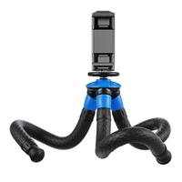 APEXEL APL-JJ07 trépied de pieuvre Flexible détachable Mini trépied de téléphone portable de voyage portable