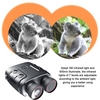 Appareil de vision nocturne infrarouge binoculaire portable 1080p Utilisation de jour et de nuit Photo Vidéo Prise de vue Zoom numérique 5X Distance de visualisation complète de 300 m pour la chasse en plein air Voyage en bateau